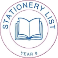 Y9 stationery list